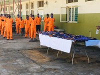 A REFORMAR fez a entrega de cerca de 2 mil máscaras produzidas no Estabelecimento Penitenciário Provincial de Maputo