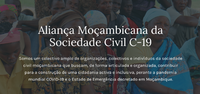 A REFORMAR participa do webinário "COVID-19 e o Estado de Emergência em Moçambique: militarização, repressão, subsistência, direitos humanos e corrupção"