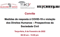 Medidas de resposta á COVID-19 e violação dos Direitos Humanos – Prospectivas da Sociedade Civil